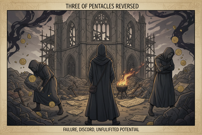 Three of Pentacles Reversed: Poor Teamwork & Lack of Collaboration
