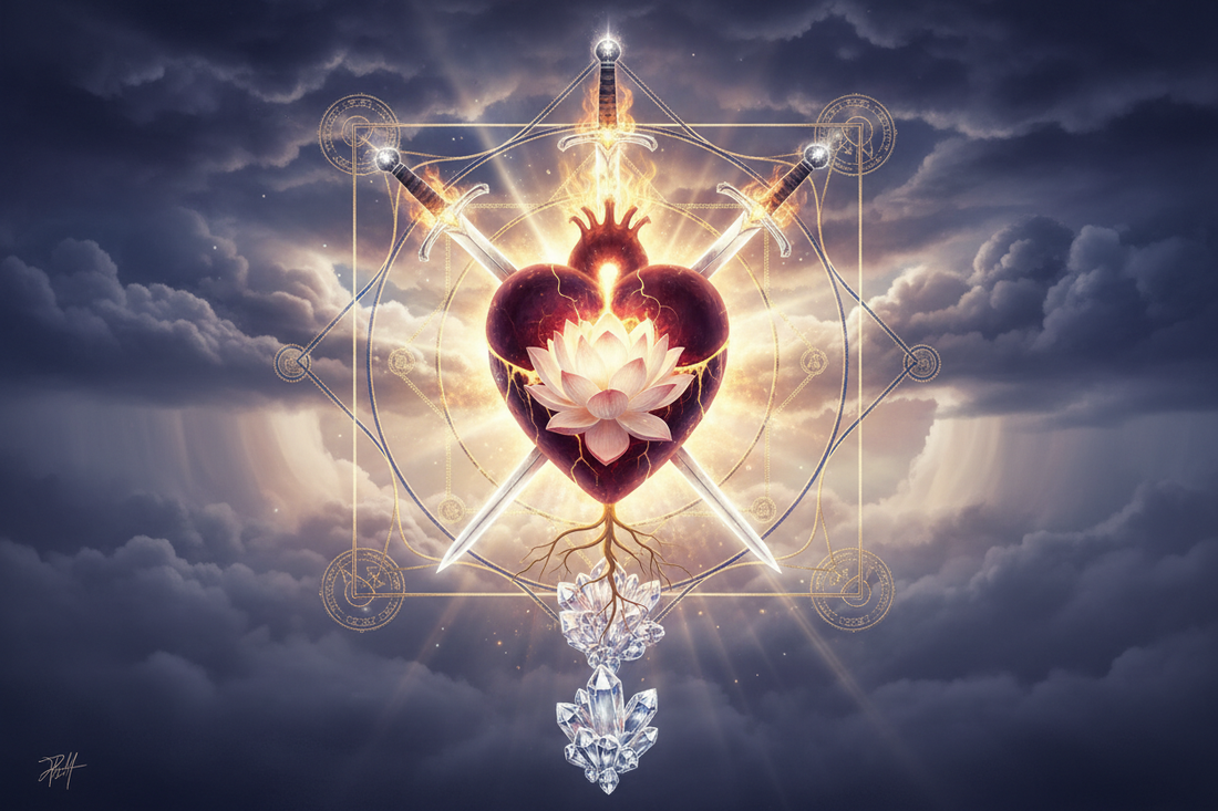 Three of Swords Spiritual Meaning: Dark Night of the Soul & Sacred Wounds - Nicole's ritual universe