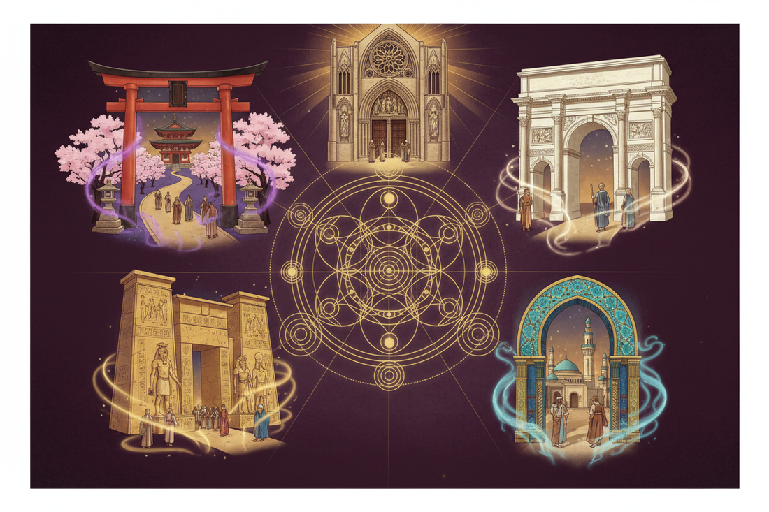 Threshold Spaces: Torii, Pylons, Arches - Portals to the Sacred - Nicole's ritual universe