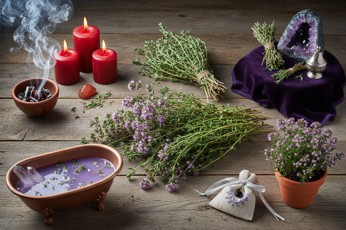 Thyme Magic: Courage, Purification & Psychic Cleansing - Nicole's ritual universe