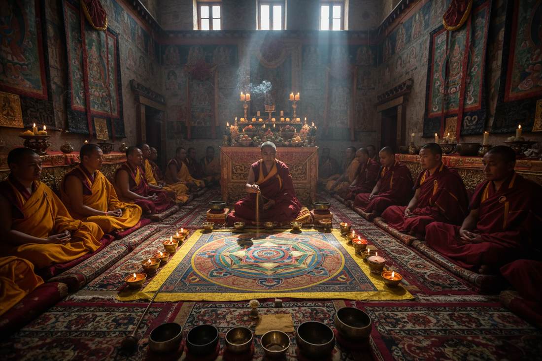 Tibetan Buddhist Rituals: Sand Mandala, Puja Ceremonies & Tantric Practice