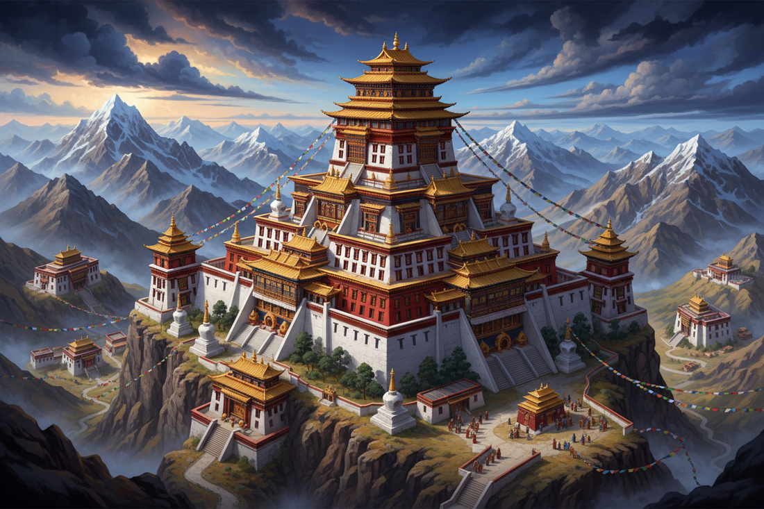Tibetan Monasteries: Mandala Architecture and Mountain Fortresses - Cosmic Cities in the Himalayas - Nicole's ritual universe