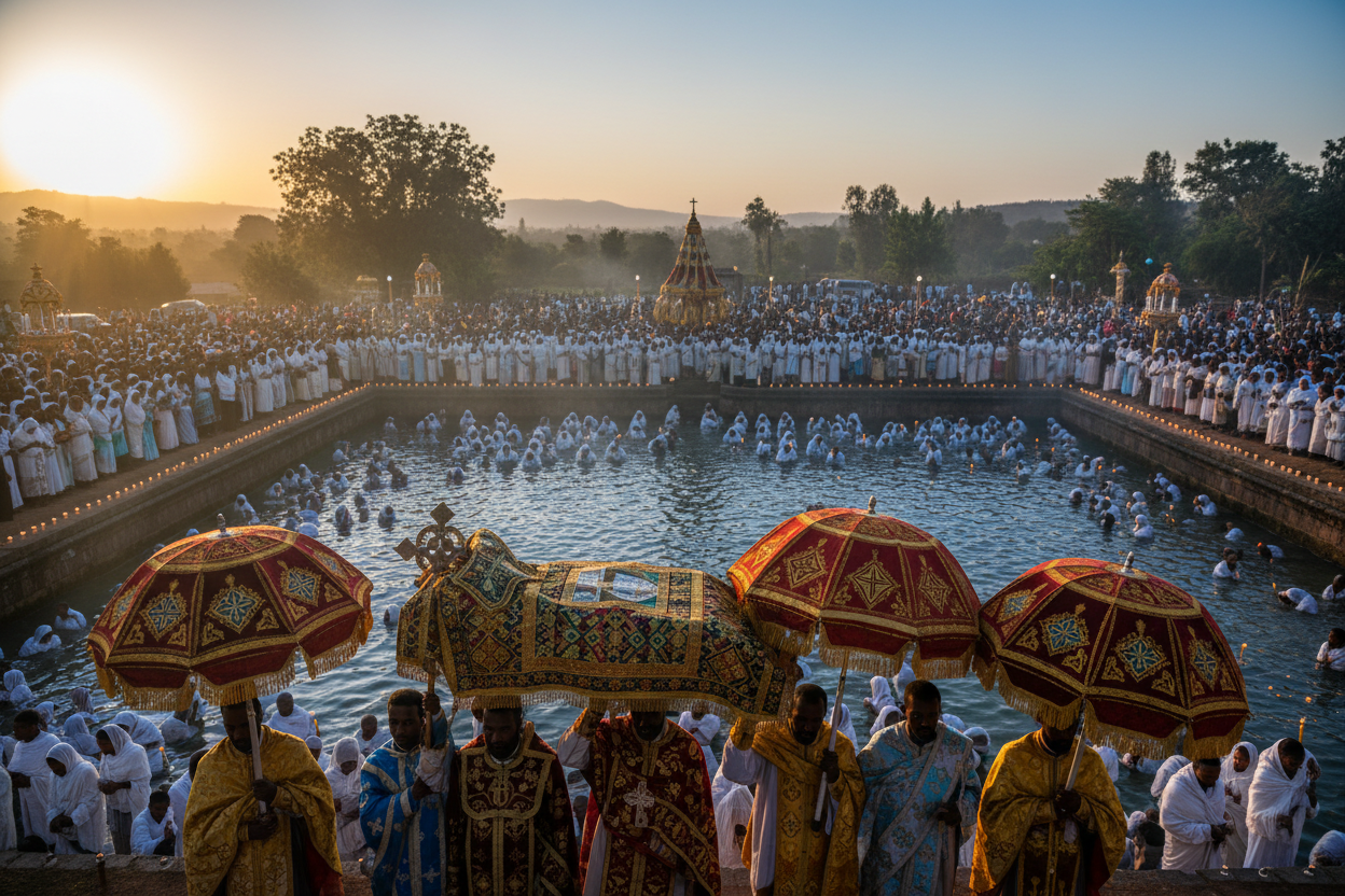 Timkat: Ethiopian Epiphany - Ark Procession, Water Blessing & Mass ...