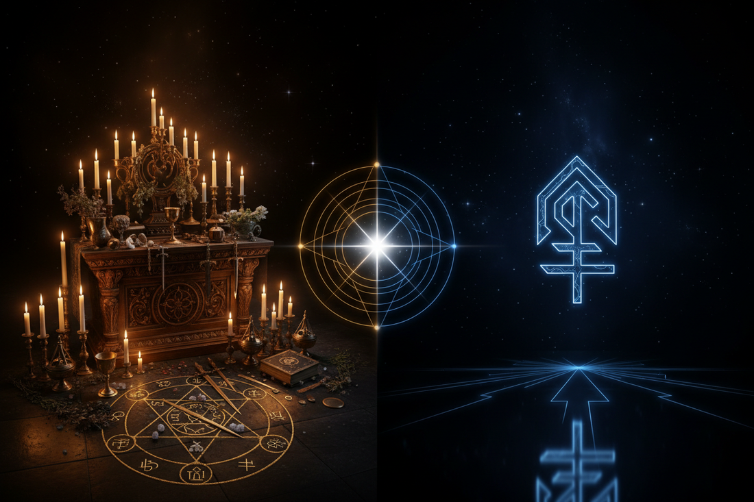 Sigil Magic vs. Traditional Spellwork: A Comparative Analysis - Nicole's ritual universe