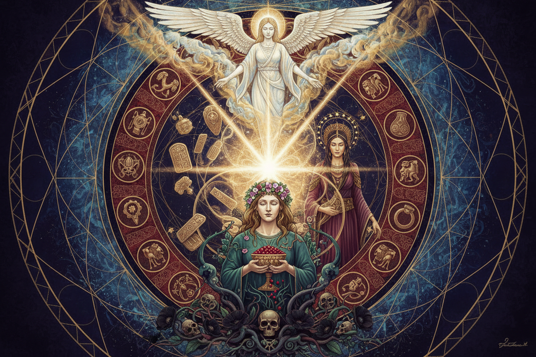 Sophia + Persephone + Inanna: Triple Descent Goddess