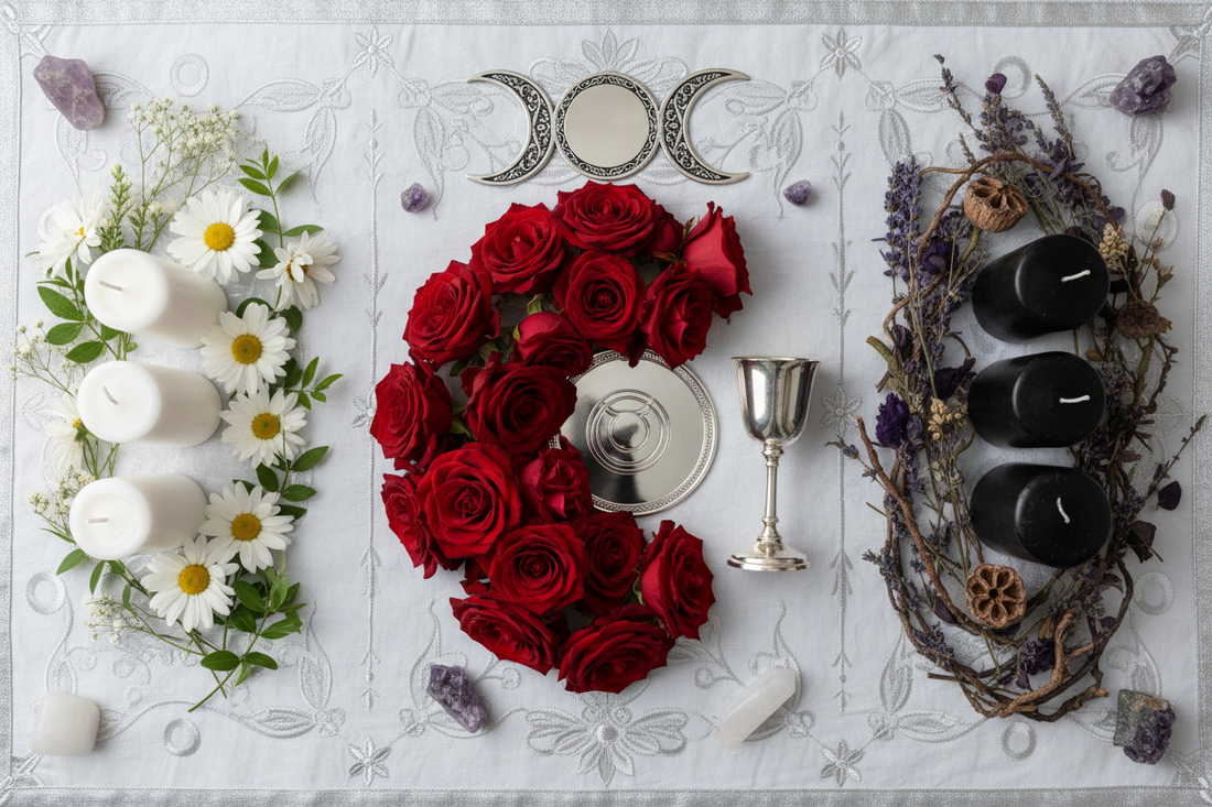 Triple Goddess Altar: Maiden, Mother & Crone — A Complete Guide to the Divine Feminine
