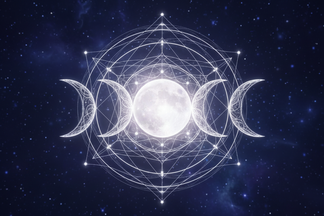 Triple Goddess Symbol: Maiden Mother Crone - Nicole's ritual universe