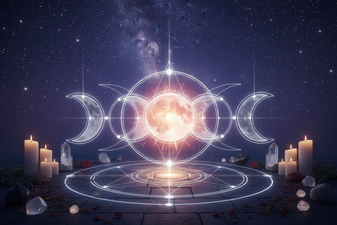 Triple Moon Magic Circle: Complete Guide to Goddess Energy and Lunar Magic