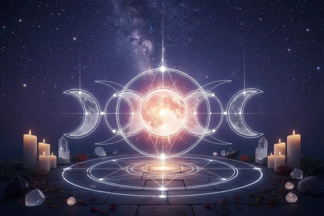 Triple Moon Magic Circle: Complete Guide to Goddess Energy and Lunar Magic Nicole's ritual universe