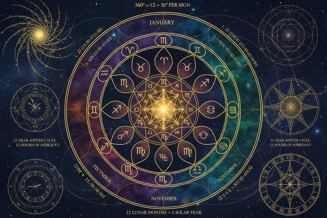 The Twelvefold Time Structure: The Mathematics of Cosmic Cycles - Nicole's ritual universe