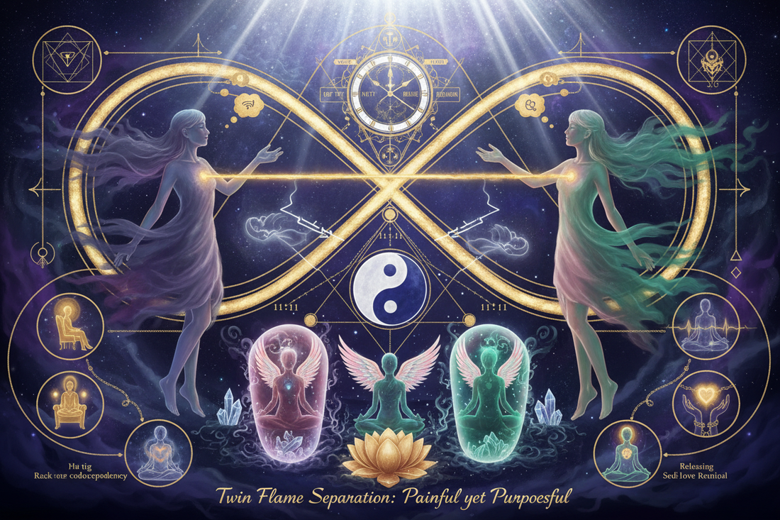 Twin Flame Soul Ties: Navigating Separation with Grace