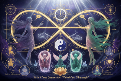 Twin Flame Soul Ties: Navigating Separation with Grace