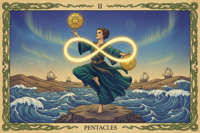 Two of Pentacles Tarot Card: Complete Guide to Meaning & Symbolism