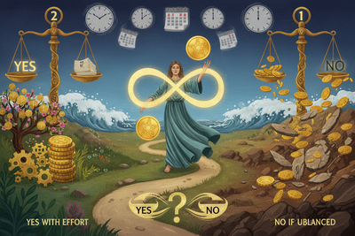 Two of Pentacles Yes or No? (Plus Timing Predictions)