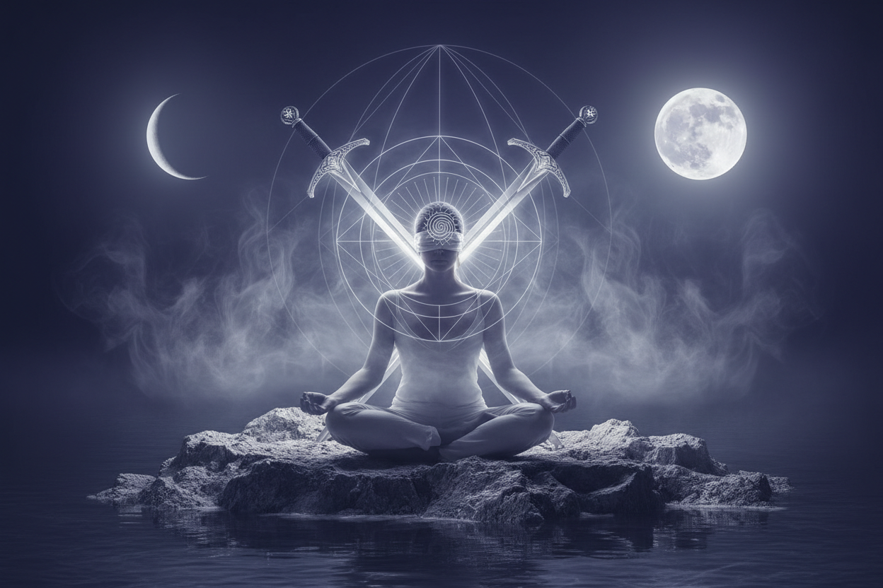 Two of Swords Spiritual Meaning: Inner Conflict & Spiritual Avoidance ...