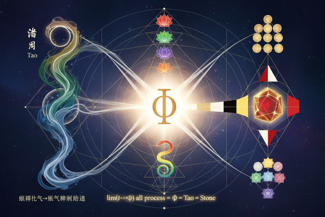 The Ultimate Constant: 道 ↔ Philosopher's Stone ↔ Φ