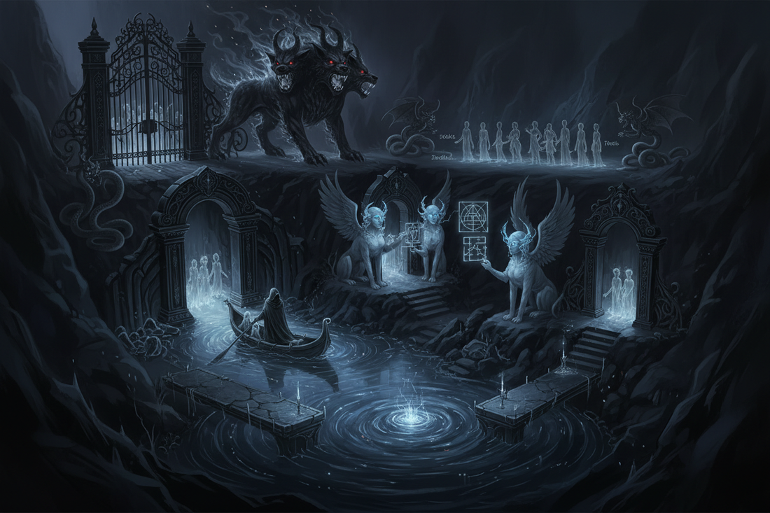 Gates, Guardians, and the Trials of Descent