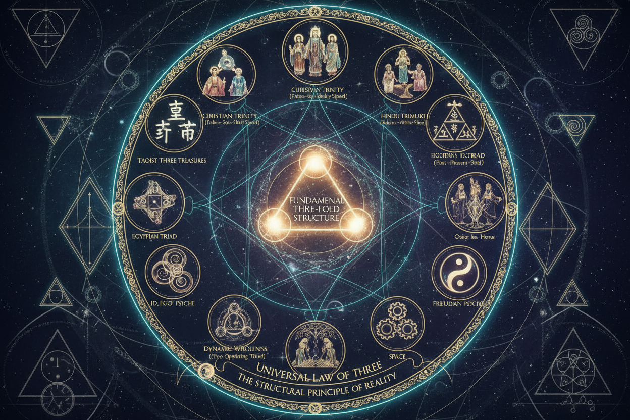 The Universal Law of Three: Why 