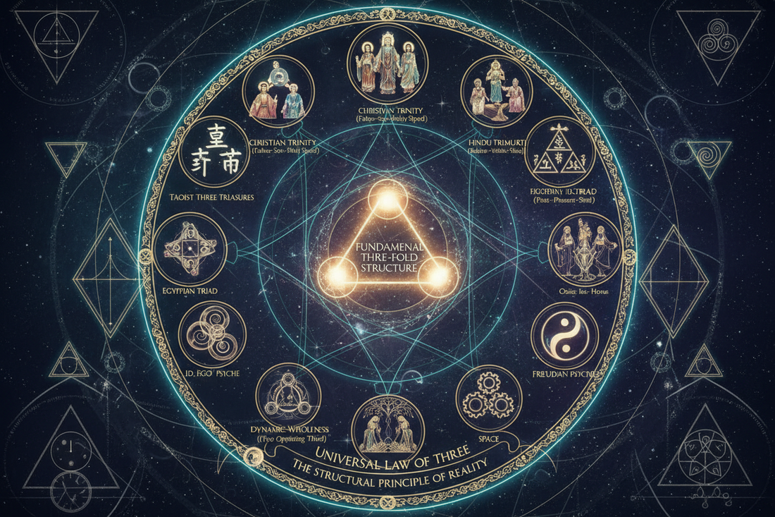 The Universal Law of Three: Why "Trinity Patterns" Appear Everywhere