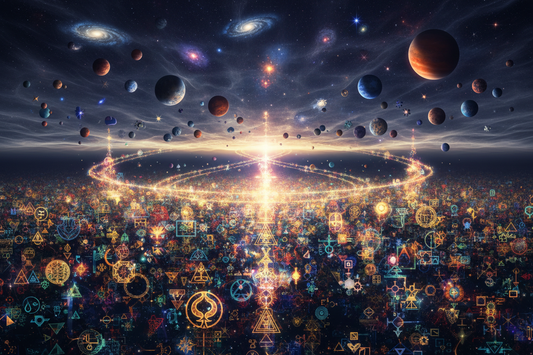 The Universe as a Symbolic Field, Not Just a Material Space