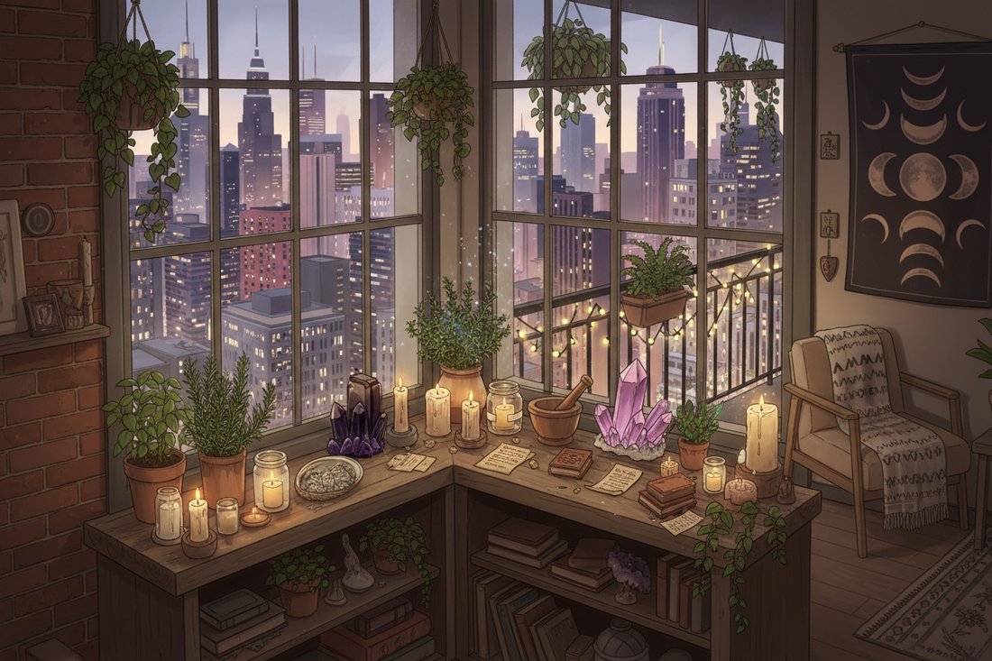 Urban Witch: Apartment Magic in the City - Nicole's ritual universe