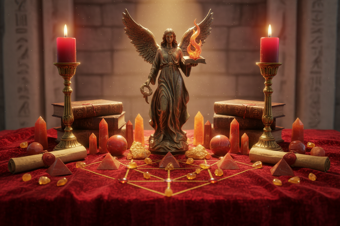 Archangel Uriel Crystals & Tools - Nicole's ritual universe