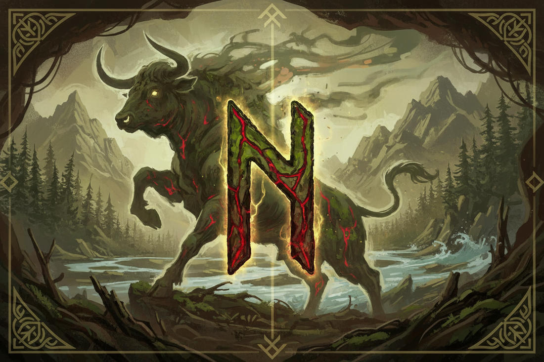 Urez Rune Uruz Rune: Complete Guide to Meaning & Magic | Elder Futhark – Nicole's ...