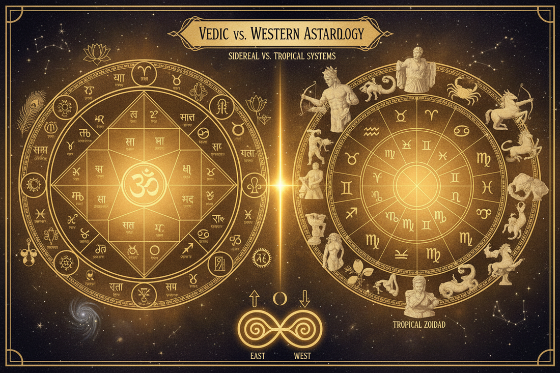 Astrology: Vedic vs Western Systems Compared - Nicole's ritual universe