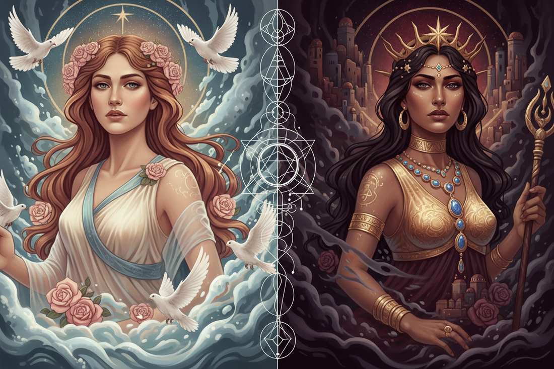 Venus: Aphrodite vs Inanna - Two Faces of Love & Desire - Nicole's ritual universe