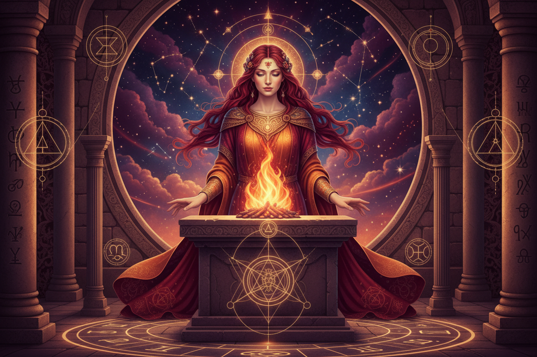 Vesta in Astrology: Sacred Devotion, Focus & the Inner Flame