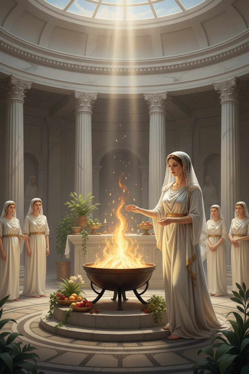 Working with Vesta: Complete Guide to the Roman Goddess of the Sacred Flame