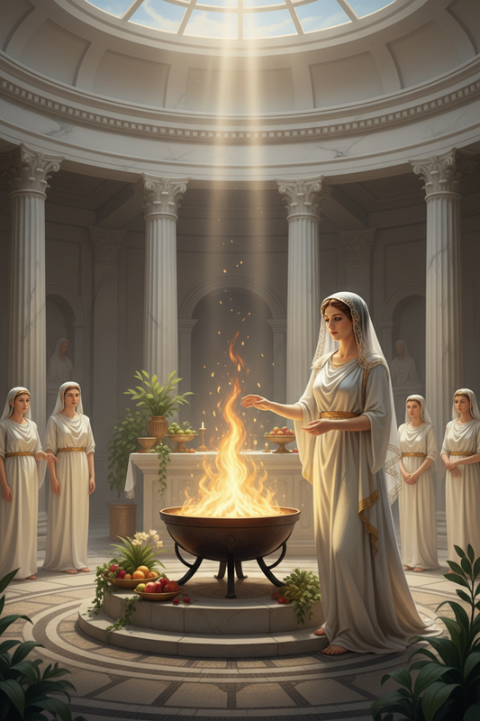 Working with Vesta: Complete Guide to the Roman Goddess of the Sacred Flame