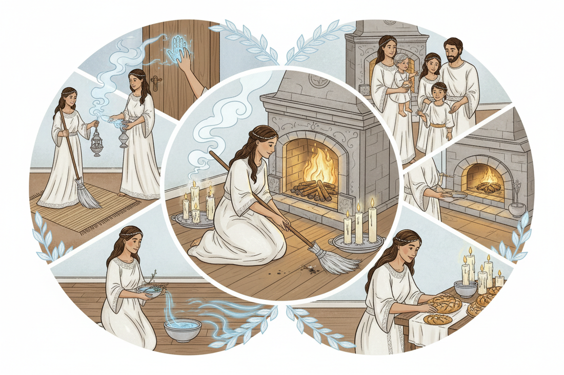 Vestalia Rituals: Hearth Cleaning and Sacred Fire Tending - Nicole's ritual universe