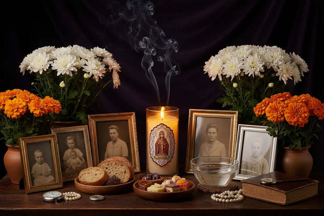 Vigil Candle for Ancestors: Honoring the Dead Respectfully - Nicole's ritual universe