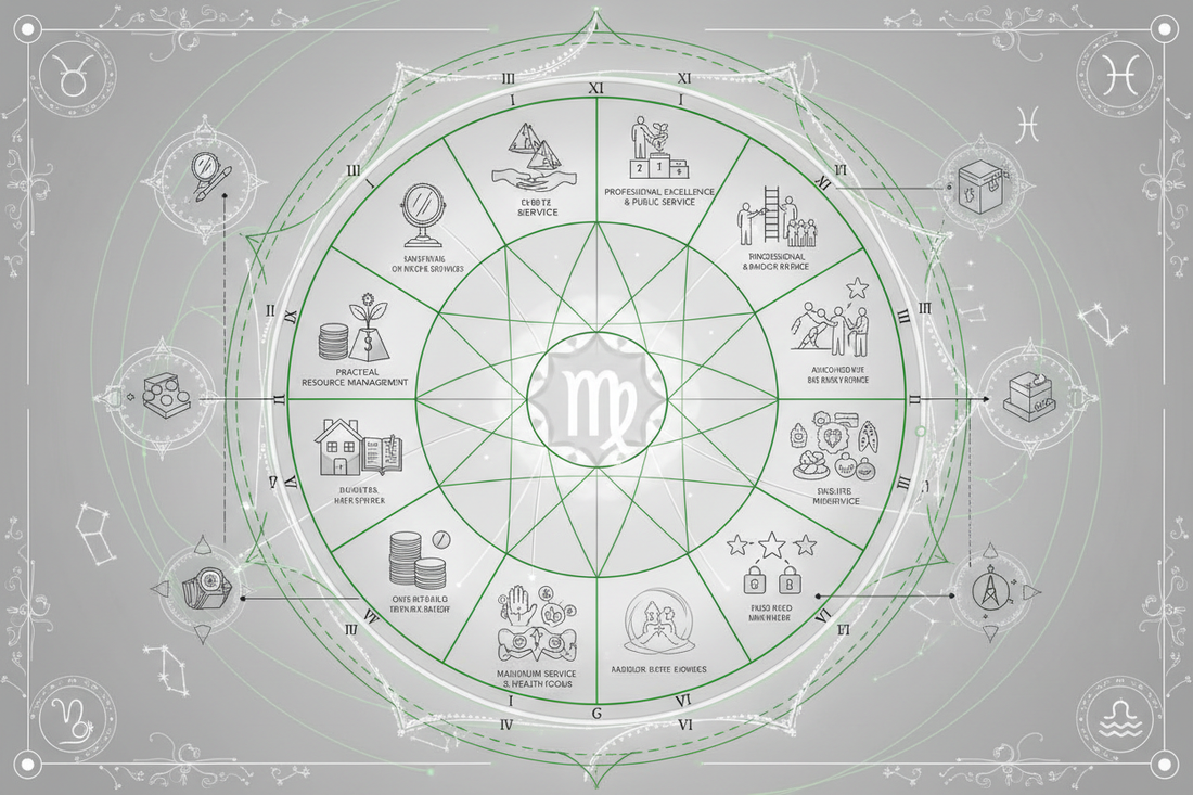 Virgo in Houses: Where You Serve with Joy - Nicole's ritual universe