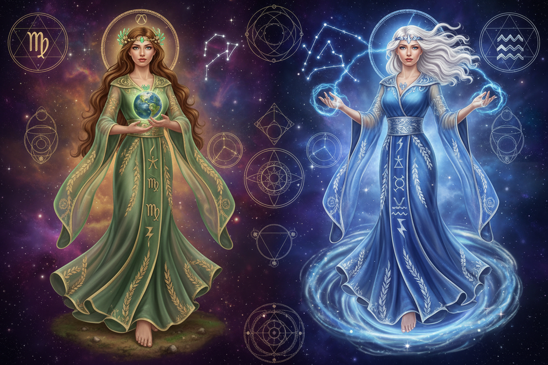 Virgo Mother with Aquarius Daughter: When the Harvest Meets the Revolution Nicole's ritual universe