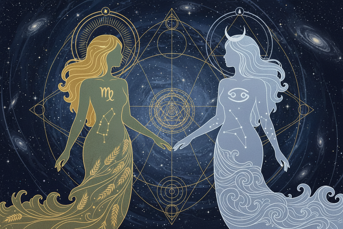 Virgo Mother with Cancer Daughter: When the Harvest Meets the Moon Nicole's ritual universe