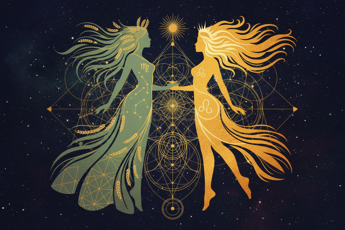 Virgo Mother with Leo Daughter: When the Harvest Meets the Sun Nicole's ritual universe