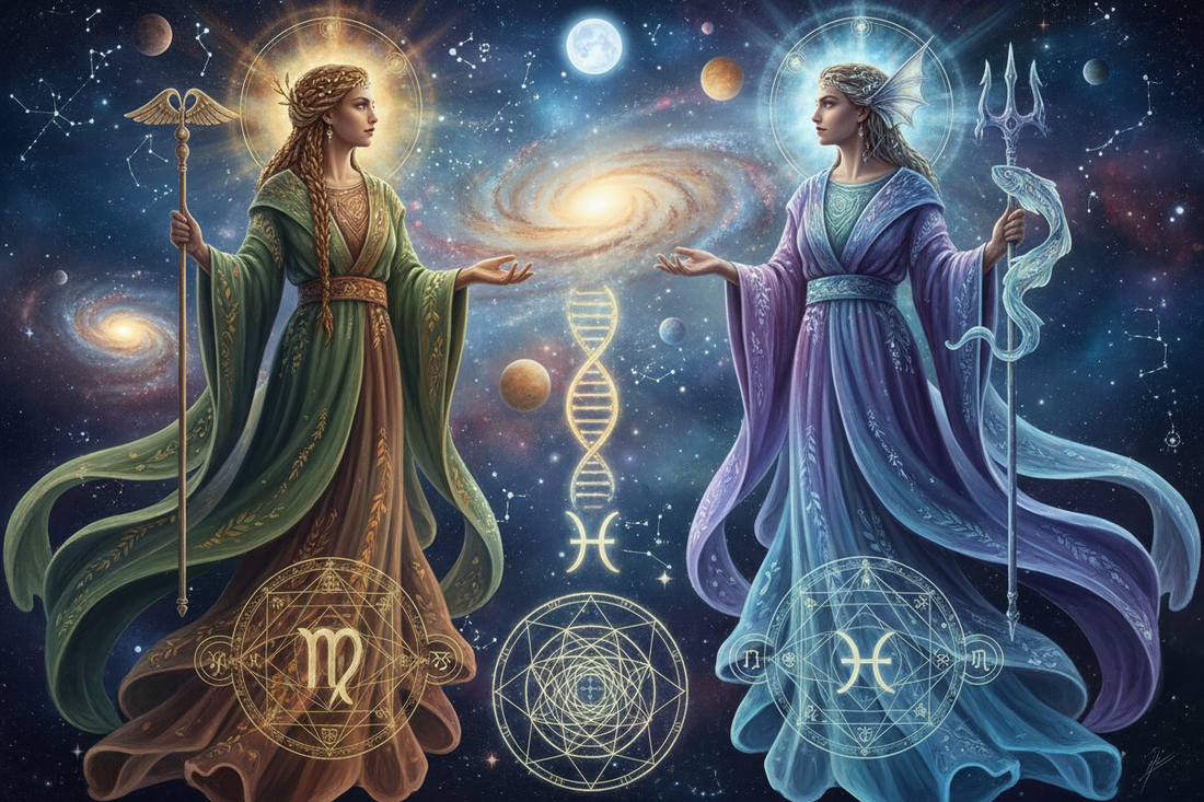 Virgo Mother with Pisces Daughter: When the Harvest Meets the Ocean Nicole's ritual universe