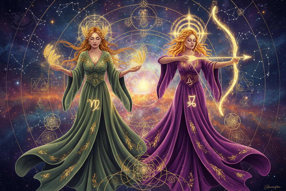 Virgo Mother with Sagittarius Daughter: When the Harvest Meets the Arrow Nicole's ritual universe