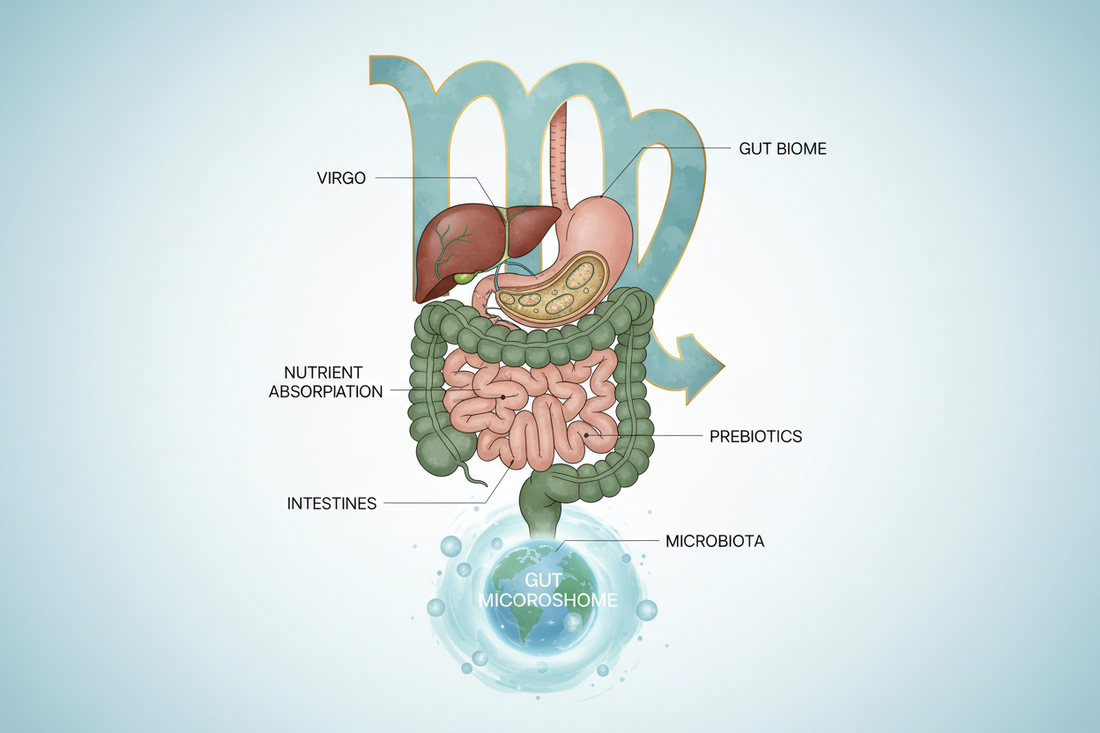 Virgo & the Gut: Microbiome, Digestion, Anxiety - Nicole's ritual universe