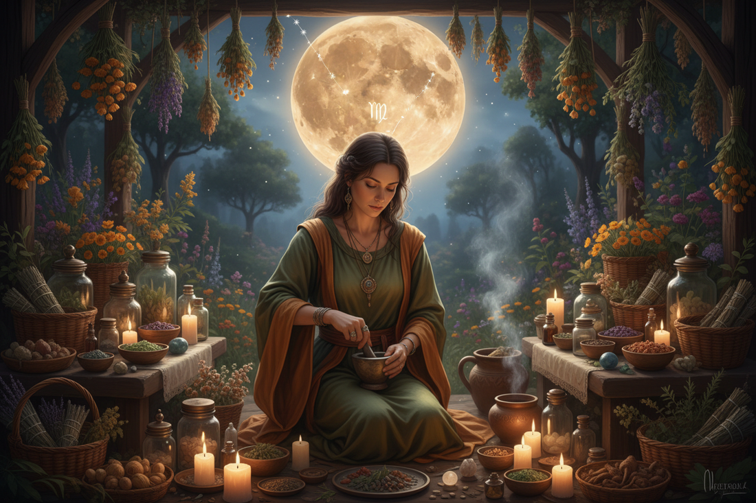 Moon in Virgo: The Magic of Healing, Purification, and Sacred Service