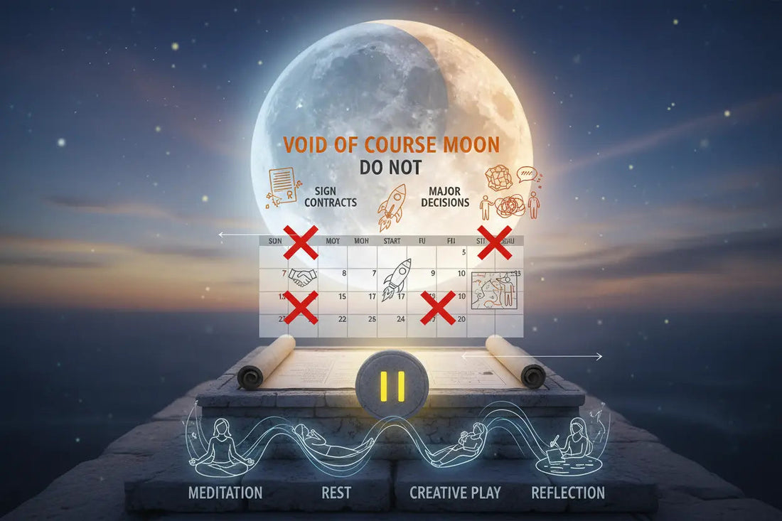 Void of Course Moon: What NOT to Do (Complete List) - Nicole's ritual universe