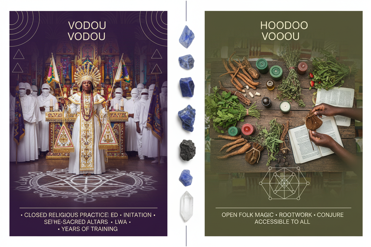 Voodoo vs. Hoodoo: Closed vs. Open African Diaspora Practices ...