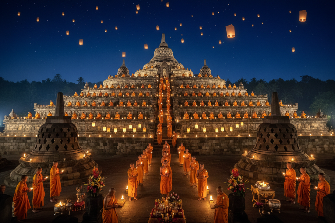 Waisak: Indonesian Vesak - Borobudur Pilgrimage, Lantern Procession, and Buddhist Enlightenment Celebration - Nicole's ritual universe