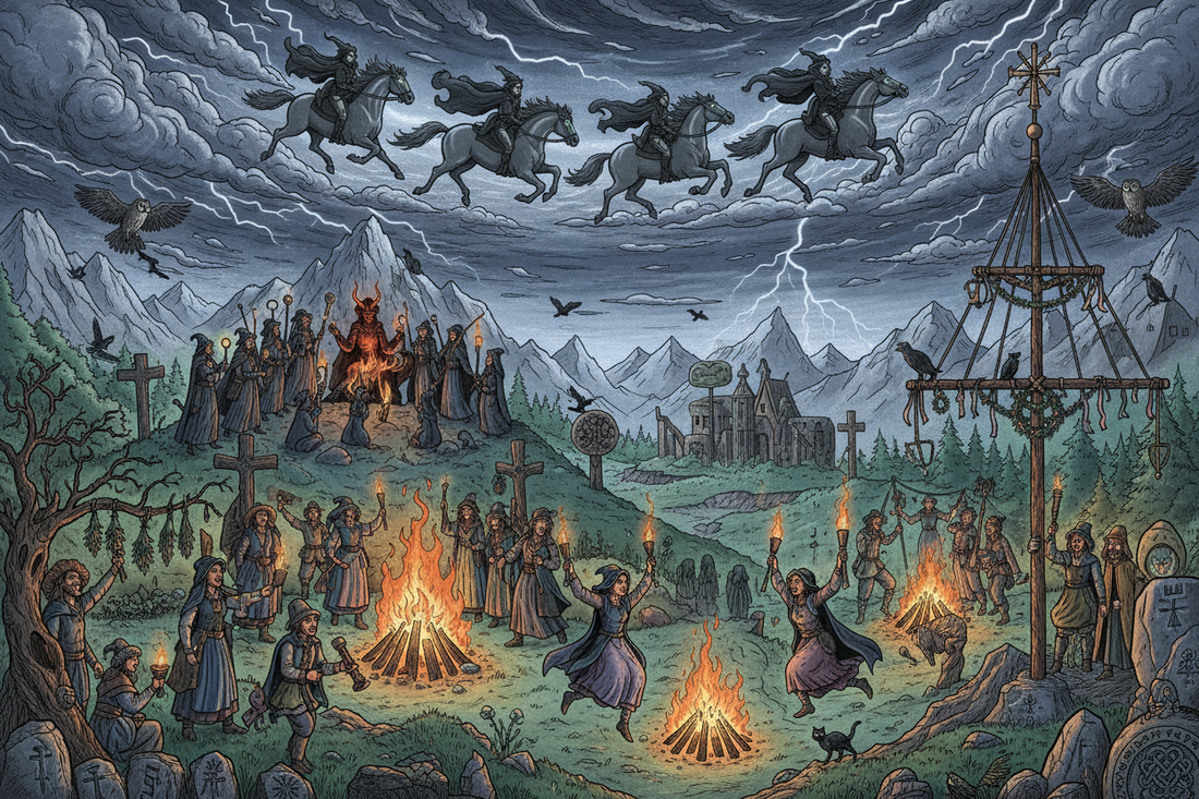 Walpurgis Folklore: Witch Legends, Bonfires, and Wild Hunt - Nicole's ritual universe