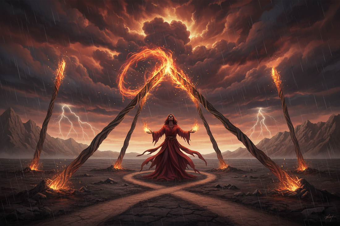 Wands 5-7: When the Fire Person Faces the Fire