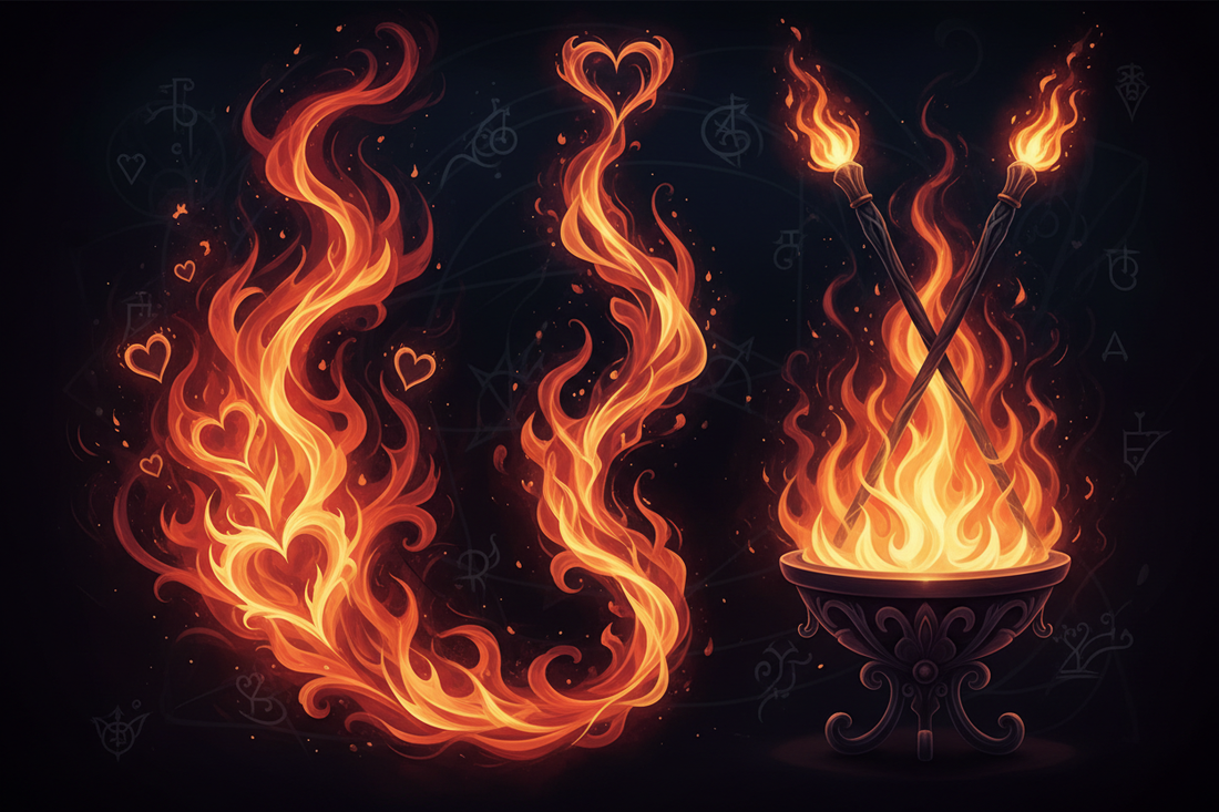 Wands in Love Readings: Passion vs Stability