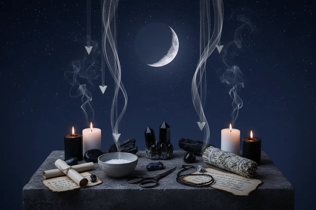 Waning Moon Rituals: Release & Letting Go Magic Nicole's ritual universe