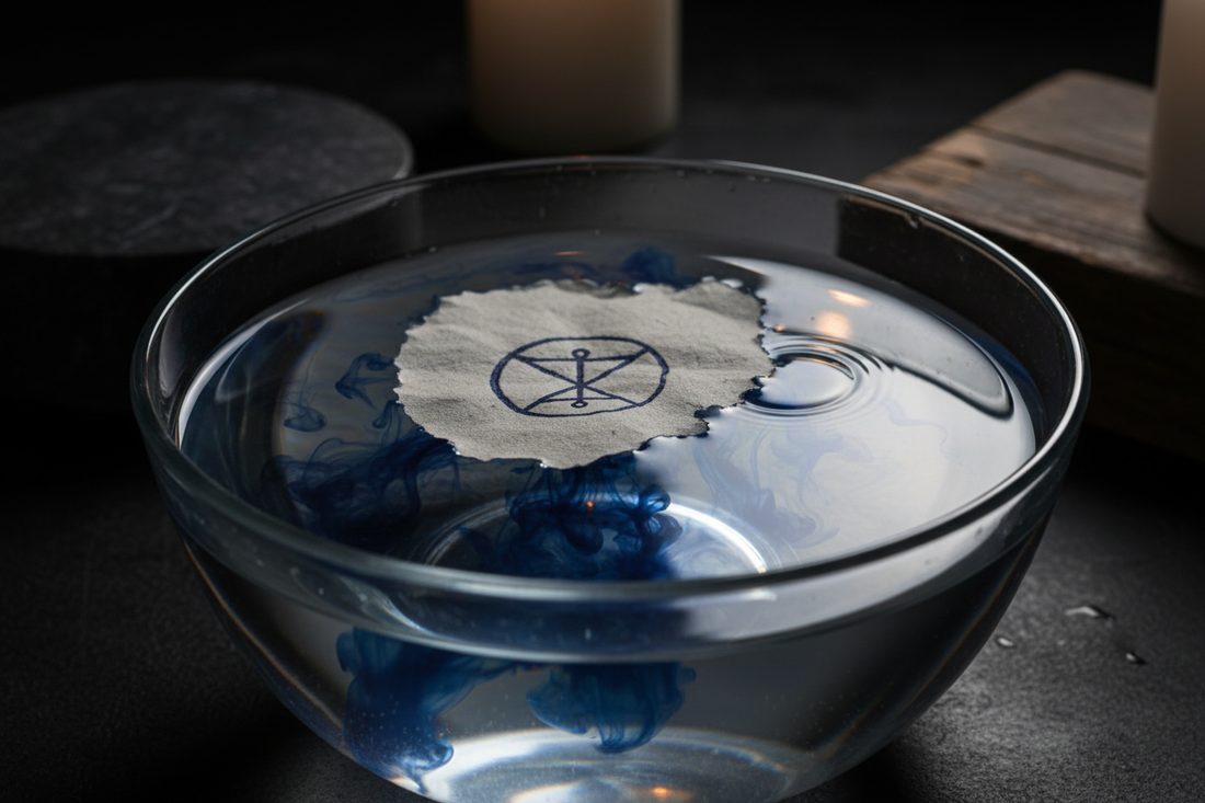 Water Activation: Dissolving Sigils in Sacred Waters